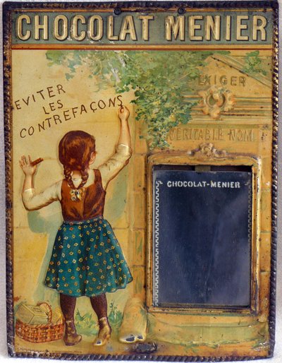Targa pubblicitaria del cioccolato Menier, c.1900 da Firmin (after) Bouisset