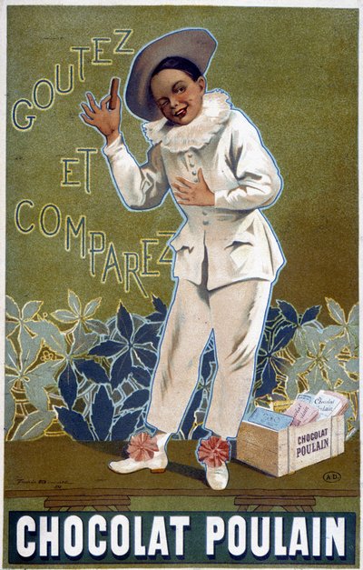 Pubblicità del Chocolat Poulain: "Assaggia e Confronta" da Firmin Bouisset