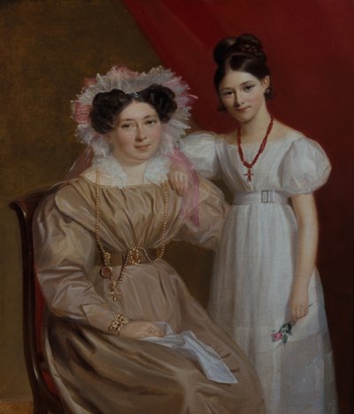 Ritratto di madre e figlia da Firmin Massot