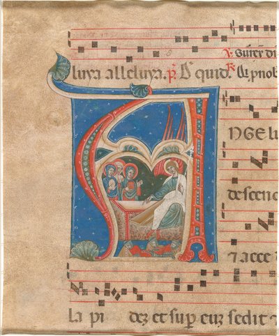 Le Tre Donne Sante al Sepolcro da First Master of the Cortona Antiphonaries