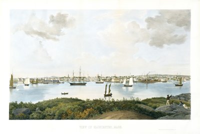 Veduta di Gloucester, Mass. da Fitz Henry (attr.to) Lane