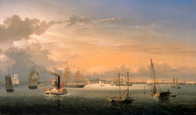 Porto di Boston da Fitz Henry Lane