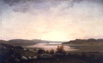 Torrente vicino a Gloucester, Massachusetts da Fitz Henry Lane