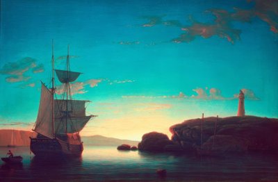 Faro a Camden, Maine da Fitz Henry Lane