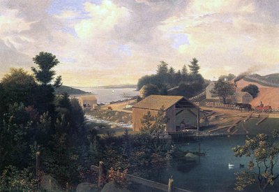 Il mulino a Lanesville, 1849 da Fitz Henry Lane