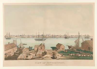 Veduta di Newburyport, (da Salisbury) da Fitz Henry Lane