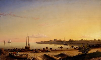 Stage Fort attraverso il Porto di Gloucester da Fitz Hugh Lane