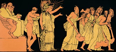 Le Furie che si allontanano, 1880 da Flaxman