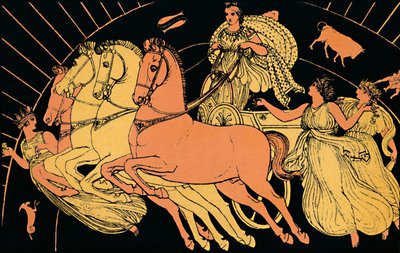 I Cavalli del Mattino, 1880 da Flaxman