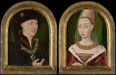 Filippo il Buono, duca di Borgogna; Isabella di Borbone () da Flemish