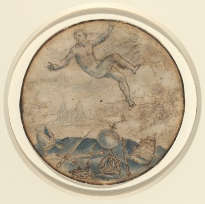 Uomo che cade dal cielo da Flemish 17th Century