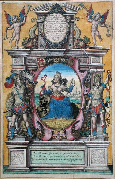 Allegoria della città di Anversa da Flemish School