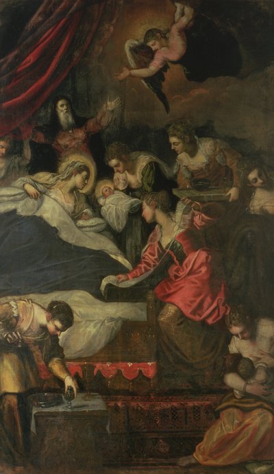 Chiara Albini Pietrazzani e i suoi cinque figli Eleanora, Vincenzo, Cinzia, Tullo e Anna da Flemish School