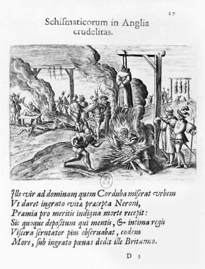 Crudeltà praticate dagli scismatici in Inghilterra da Flemish School