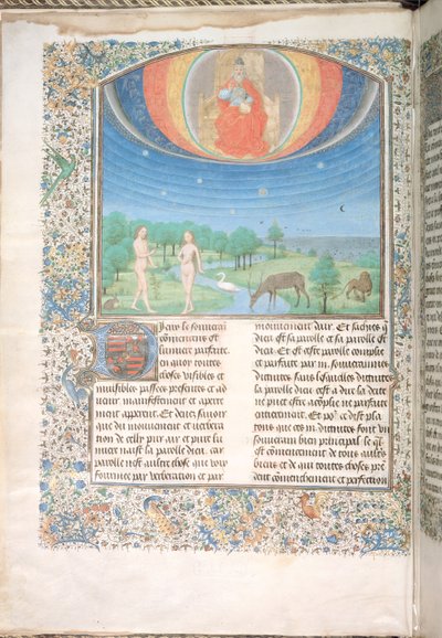 Paradiso Terrestre, da un Libro sui Sette Età del Mondo da Flemish School