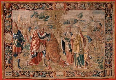 Incontro tra Giacobbe ed Esaù (dalla serie Esaù e Giacobbe) da Flemish School