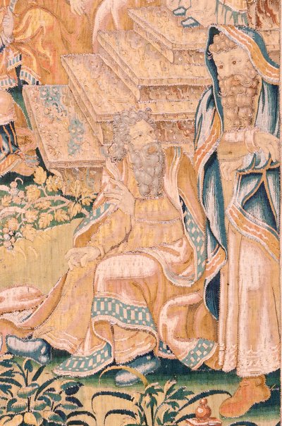 Serie Il Libro di Giuditta. Ritorno a Betulia. Ottavo arazzo della serie. Manifattura Paesi Bassi, Bruxelles(?). Seconda metà del XVI secolo. da Flemish School