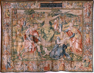 Serie Le sette virtù. Giustizia da Flemish School