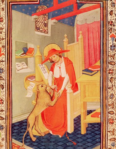 Fol.310v San Girolamo, dal Libro d
