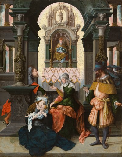 Sacra Famiglia con Sant