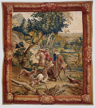 Arazzo di caccia, probabilmente Bruxelles, prima metà del XVIII secolo da Flemish School