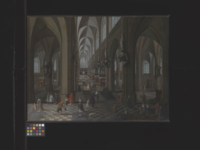 Interno della Cattedrale di Anversa da Flemish School
