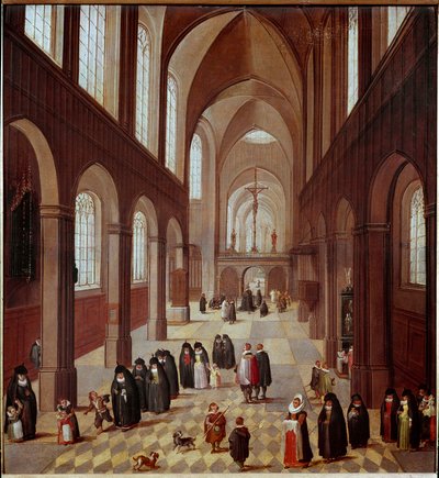 Vista interna della chiesa da Flemish School