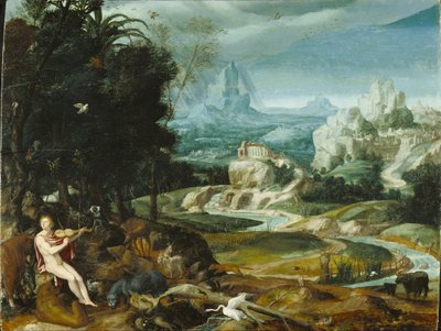 Paesaggio con Orfeo, c.1570 da Flemish School