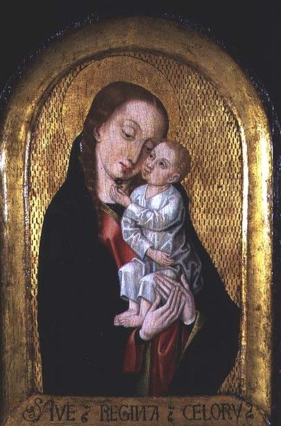 Madonna e Bambino dalla bottega del Maestro della Leggenda di Sant