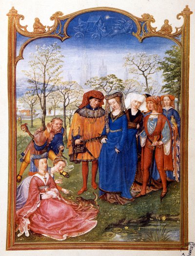 Matrimonio in campagna da un Breviario Grimani da Flemish School