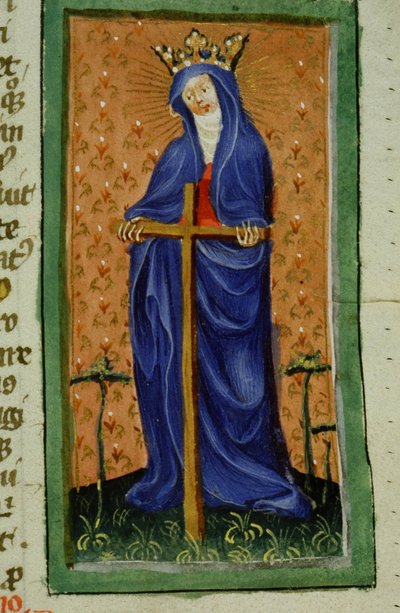 Pagina dal Legenda Aurea, Bruges, c.1400-10 da Flemish School