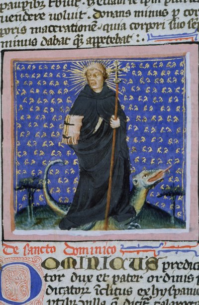 Pagina dalla Legenda Aurea, Bruges, c.1400-10 da Flemish School
