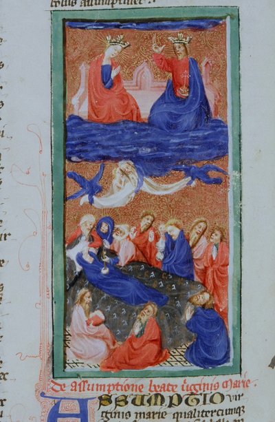 Pagina dalla Legenda Aurea, Bruges, c.1400-10 da Flemish School