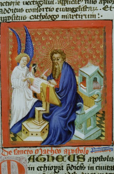 Pagina dalla Legenda Aurea, Bruges, c.1400-10 da Flemish School