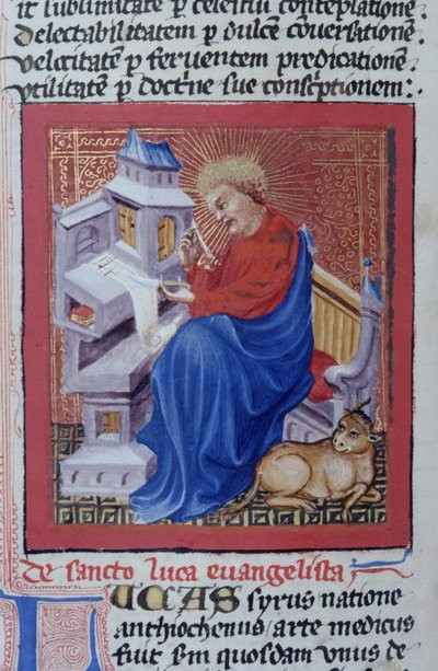 Pagina dalla Legenda Aurea, Bruges, c.1400-10 da Flemish School