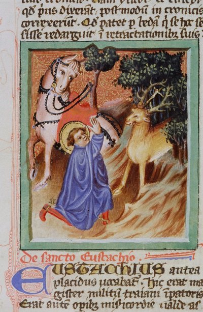 Pagina dalla Legenda Aurea, Bruges, c.1400-10 da Flemish School