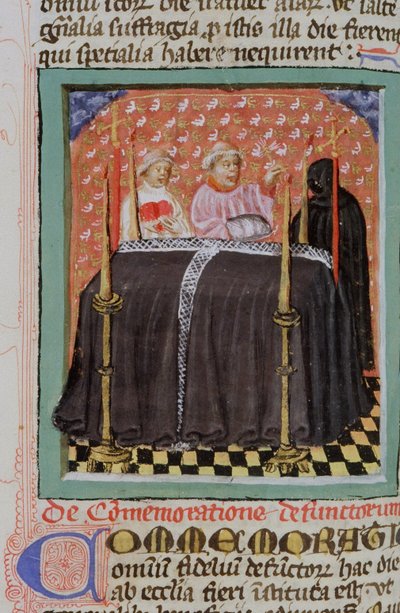 Pagina dalla Legenda Aurea, Bruges, c.1400-10 da Flemish School