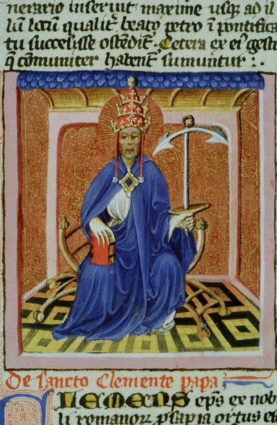 Pagina dalla Legenda Aurea, Bruges, c.1400-10 da Flemish School