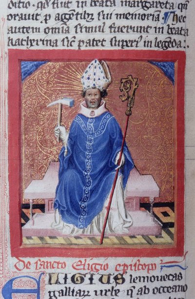 Pagina dalla Legenda Aurea, Bruges, c.1400-10 da Flemish School