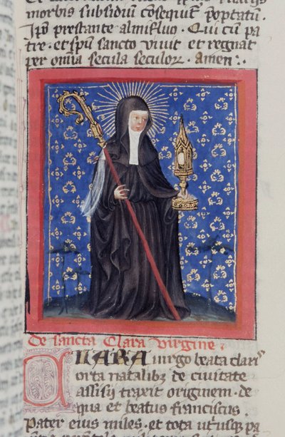 Pagina dalla Legenda Aurea, Bruges, c.1400-10 da Flemish School