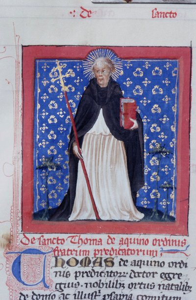 Pagina dalla Legenda Aurea, Bruges, c.1400-10 da Flemish School
