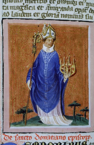 Pagina dalla Legenda Aurea, Bruges, c.1400-10 da Flemish School