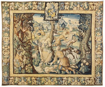 Arazzo mitologico, 1600-50 da Flemish School