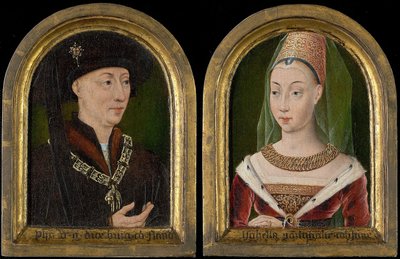Filippo il Buono, Duca di Borgogna; Isabella di Borbone (?) da Flemish School