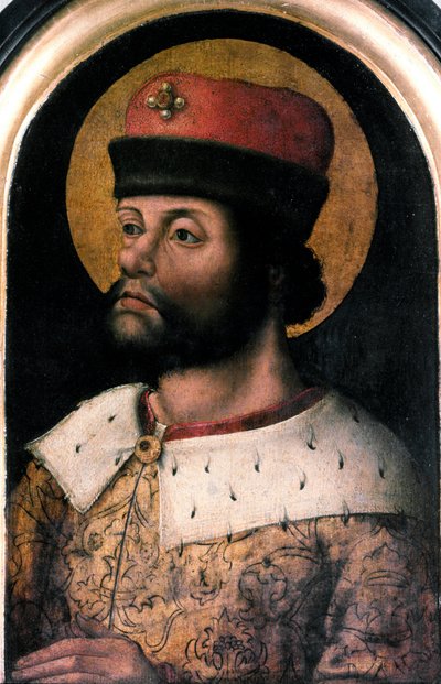 Ritratto di Carlo Magno (Carlo I detto Carlo il Grande) da Flemish School