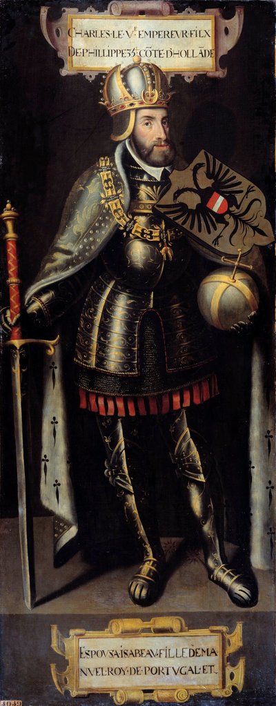 Ritratto di Carlo V, re di Spagna, imperatore del Sacro Romano Impero da Flemish School