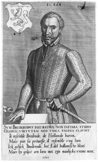 Ritratto del Conte Enrico di Brederode (1531-68) 1566 da Flemish School