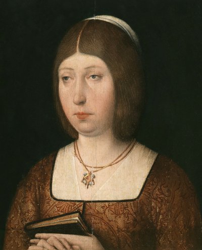 Ritratto di Isabella "La Cattolica", Regina di Castiglia, c.1490 da Flemish School