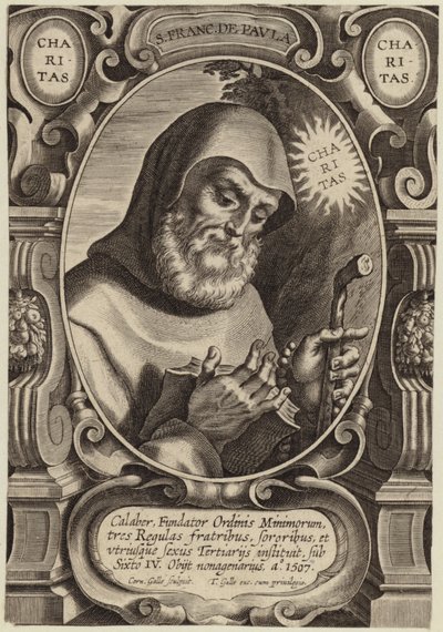 Ritratto di San Francesco di Paola da Flemish School