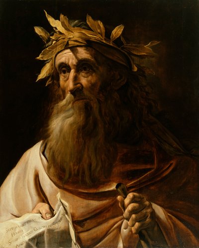 Ritratto del poeta Omero, 1639 da Flemish School
